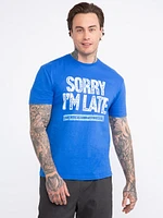 Men's Sorry I'm Late Tee