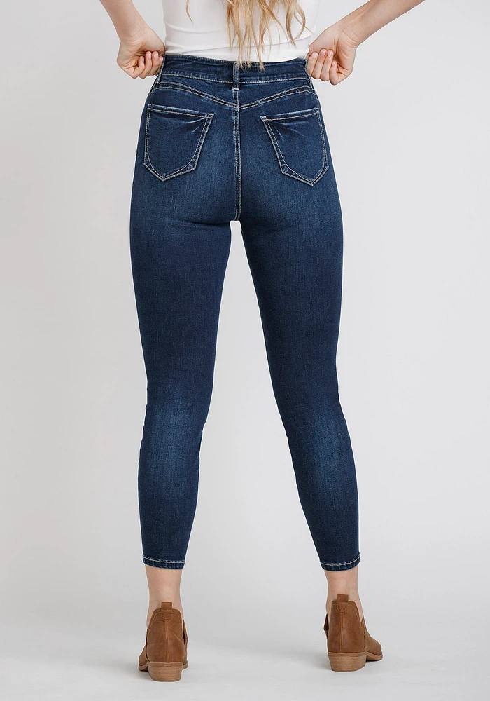 Women's Distressed Ankle Skinny Jeans