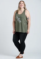 Women's Dragonfly Keyhole Tank