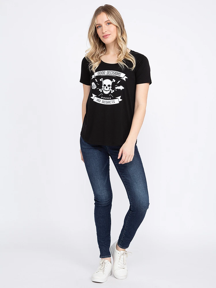 Women's No Regrets Graphic Tee