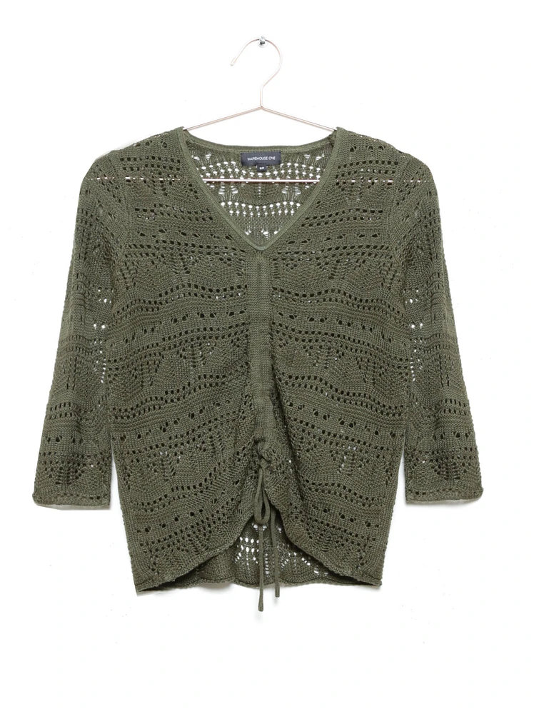 Women's Pointelle Pullover