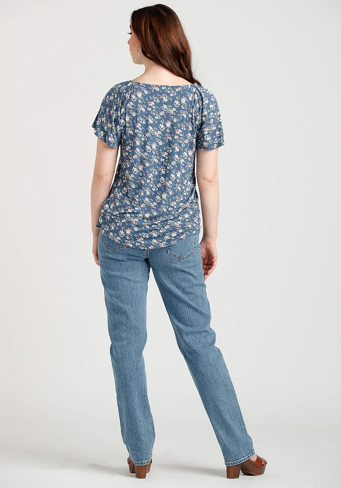 Women's Ditsy Floral Top