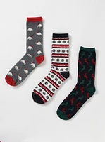 Men's Christmas Crew Socks