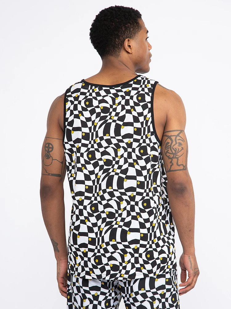 Men's Checkerboard Tank