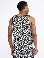 Men's Checkerboard Tank