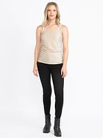 Women's Shimmer Ruched Tank