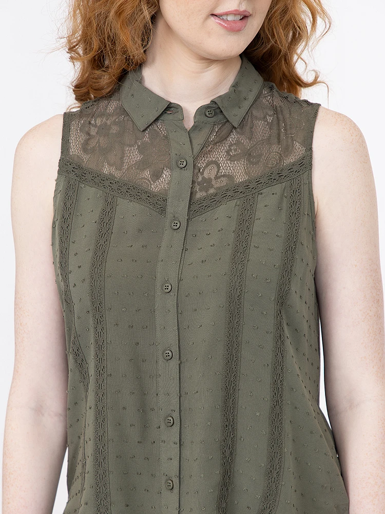 Women's Western Lace Shirt