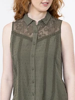 Women's Western Lace Shirt