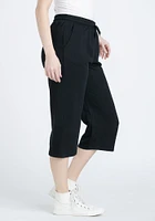 Women's Wide Leg Crop Sweatpant