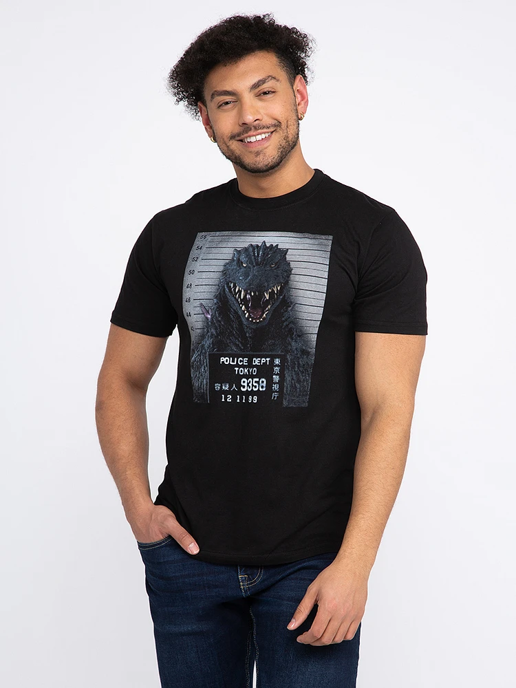 Men's Godzilla - Mug Shot Tee