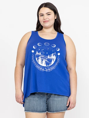Women's Moon Racerback Tank