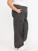 Women's Plus  Relaxed Cargo Jogger