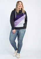 Women's Triple Colour Block Hoodie