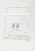 Women's Matte Lilac Hoops