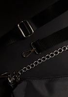 Women's Chain Nylon Crossbody Bag