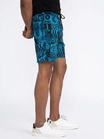 Men's Psychedelic Board Short