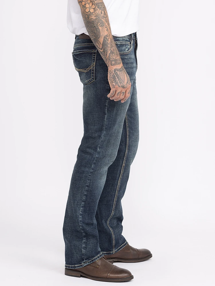 Men's Dark Wash Classic Boot Jeans