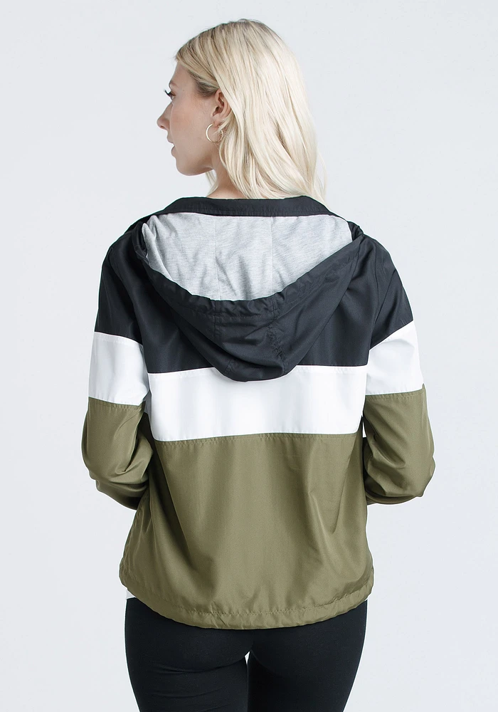 Women's Colour Block Windbreaker