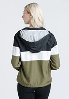 Women's Colour Block Windbreaker