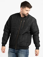 Men's Quilted Bomber Jacket