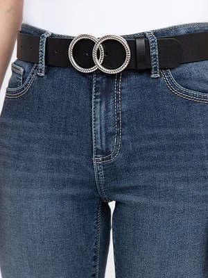 Women's Double-O Ring Belt