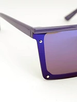 Women's Purple Shield Sunglasses