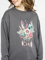 Women's Graphic Oversize Sweatshirt