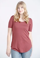 Women's Scoop Neck Legging Tunic Tee