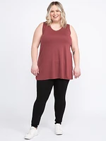 Women's V Neck Legging Tank