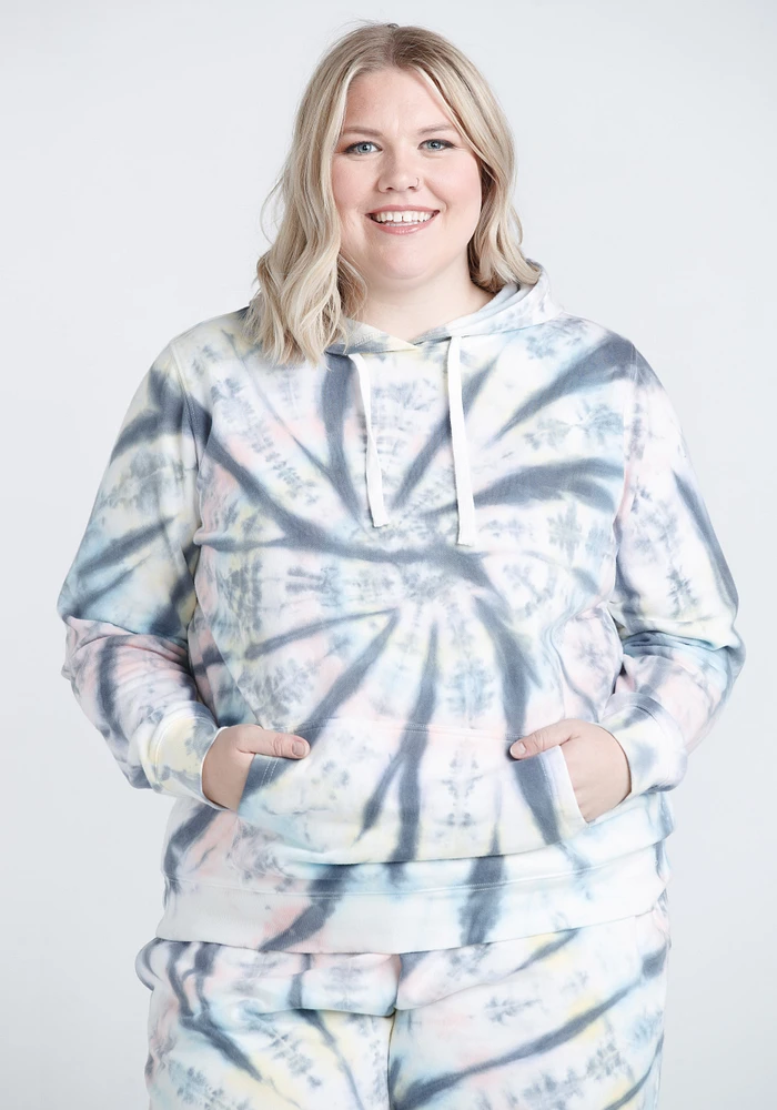 Women's Pastel Tie Dye Hoodie