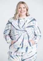 Women's Pastel Tie Dye Hoodie