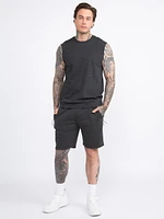 Men's Solid Sleeveless Tank