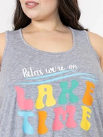 Women's Lake Time Racerback Tank