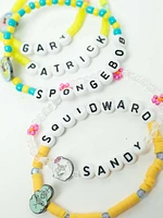 Women's Sponge Bob Friendship Bracelets