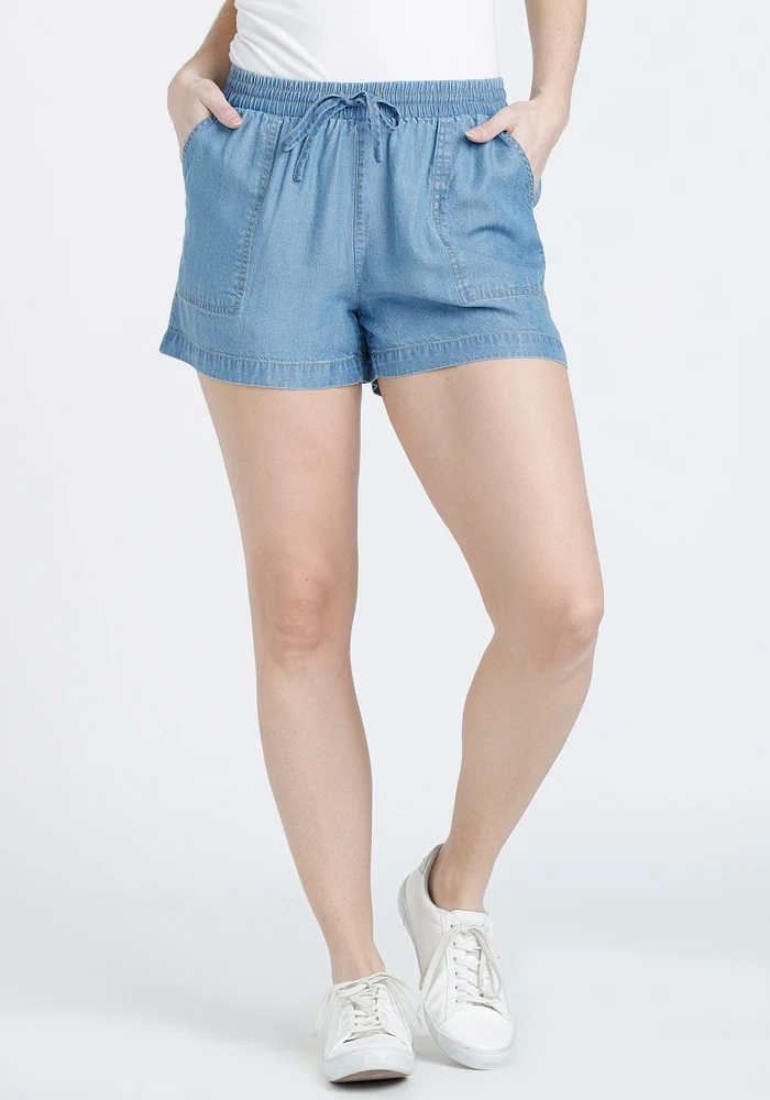 Women's Pull-on Light Weight Denim Short