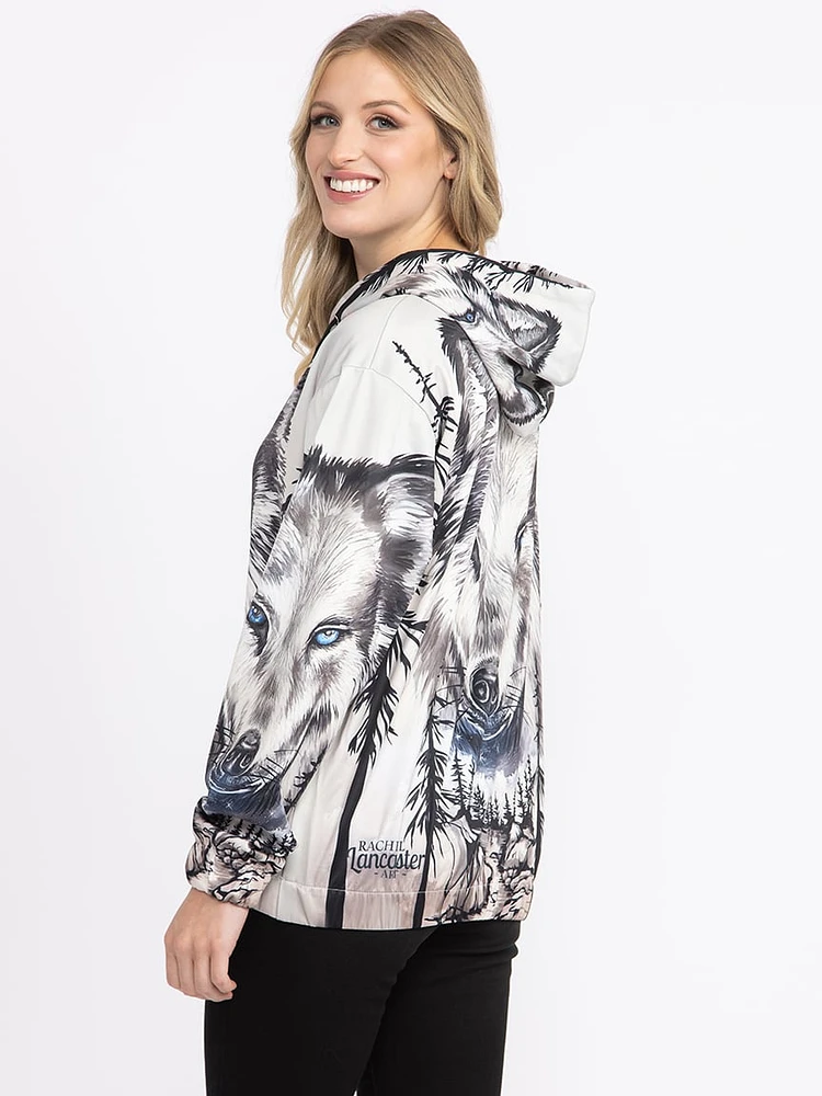 Women's Wolf Pop Hoodie