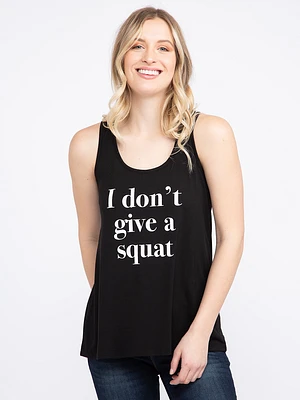 Women's I Don't Give a Squat Tank