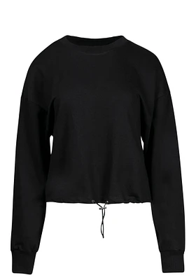 Women's Cinched Waist Sweatshirt