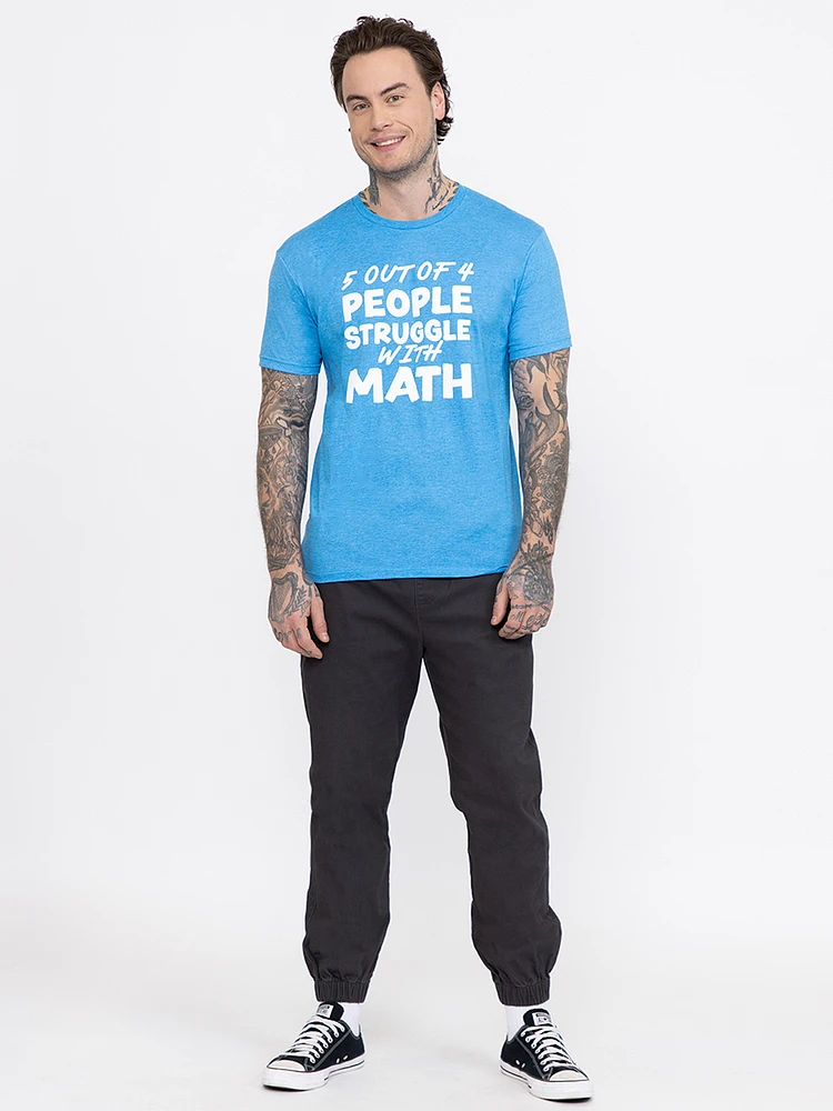 Men's Struggle with Math Tee