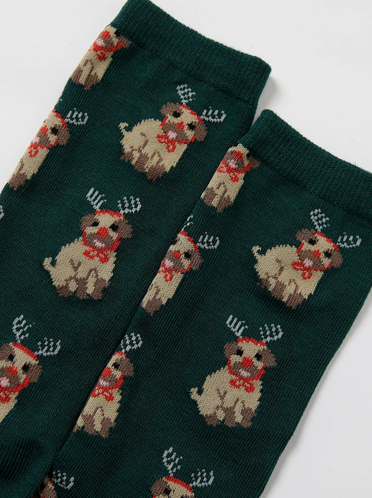 Men's Christmas Crew Sock