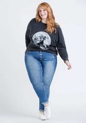 Women's Wolf Graphic Sweatshirt