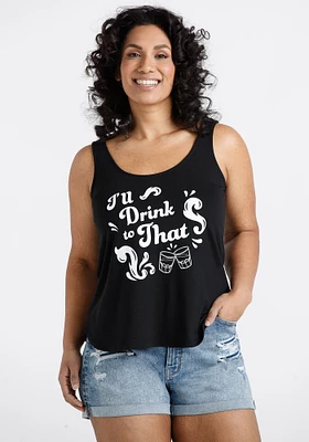 Women's Drink To That Ladderback Tank