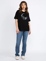 Women's Moon Oversized Tee