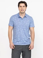 Men's Performance Printed Polo Tee