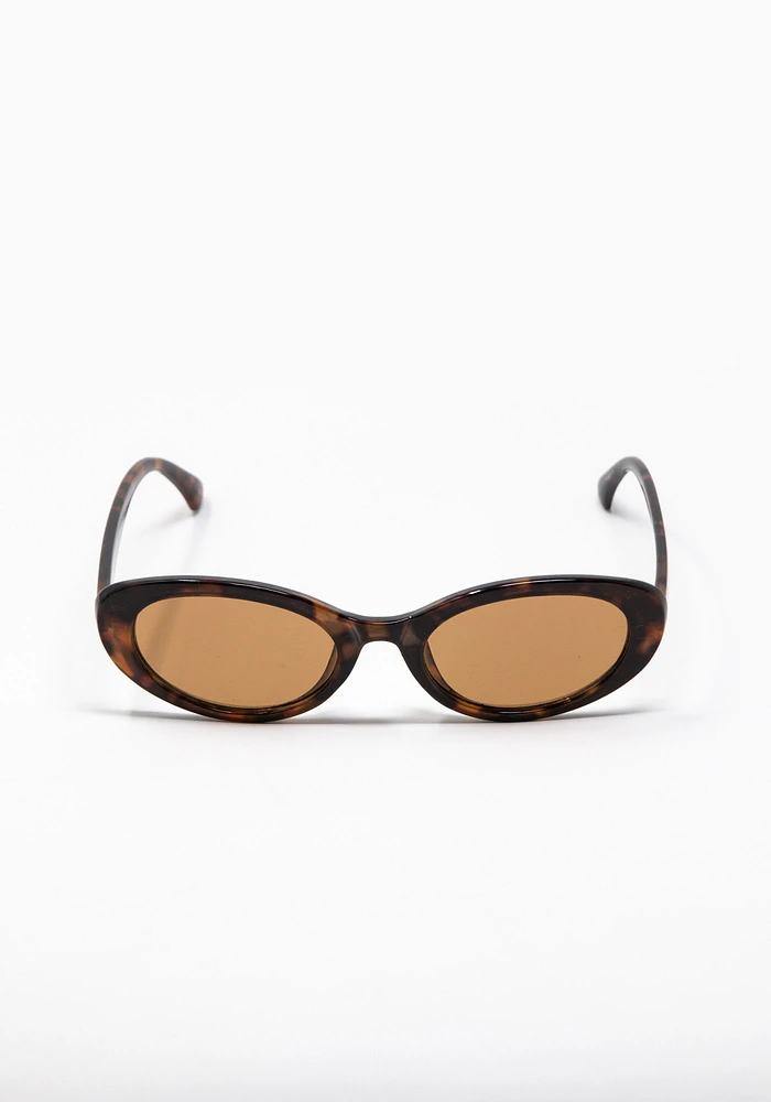 Women's Tort Oval Frame Sunglasses