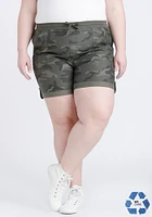 Women's Camo Pull-on Surplus Pocket Midi short