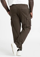 Men's Brown Cargo Twill Sneaker Pant