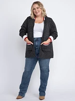 Women's Zip Front Cabin Cardigan