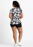 Women's Tropical Scoop Neck Tee