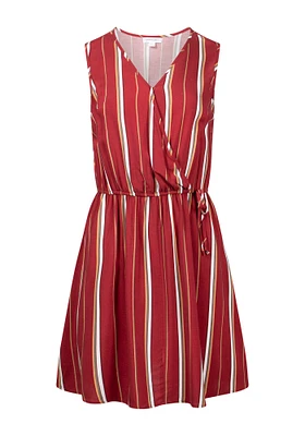 Women's Stripe Fit & Flare Dress